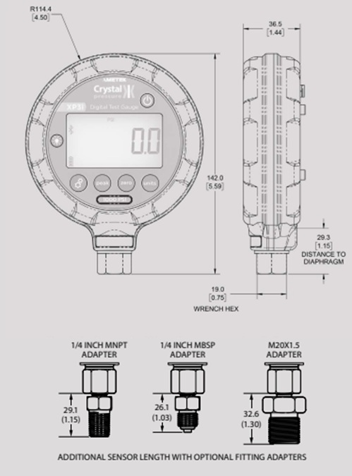 AMETEK m1 数字压力表
